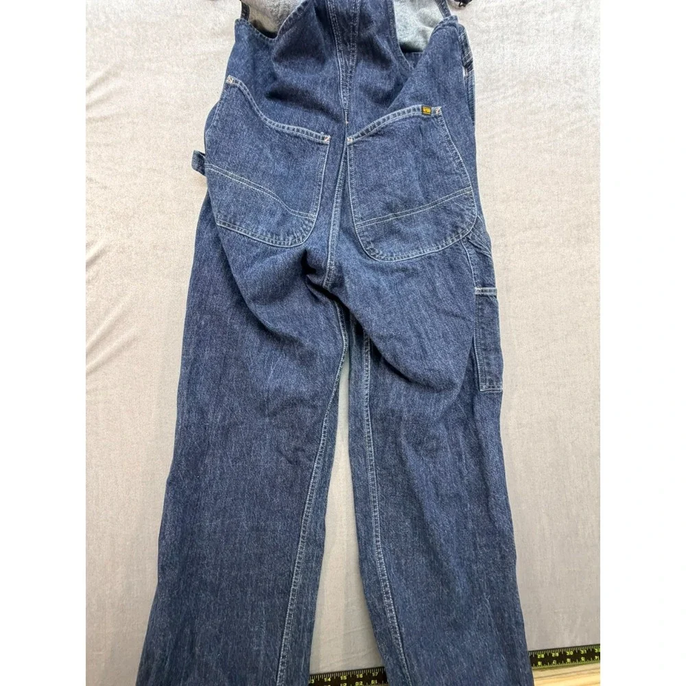 Vintage Y2K 90s Polo Jeans Workwear Ralph Lauren Denim Coveralls Women Size Smal - Picture 13 of 16